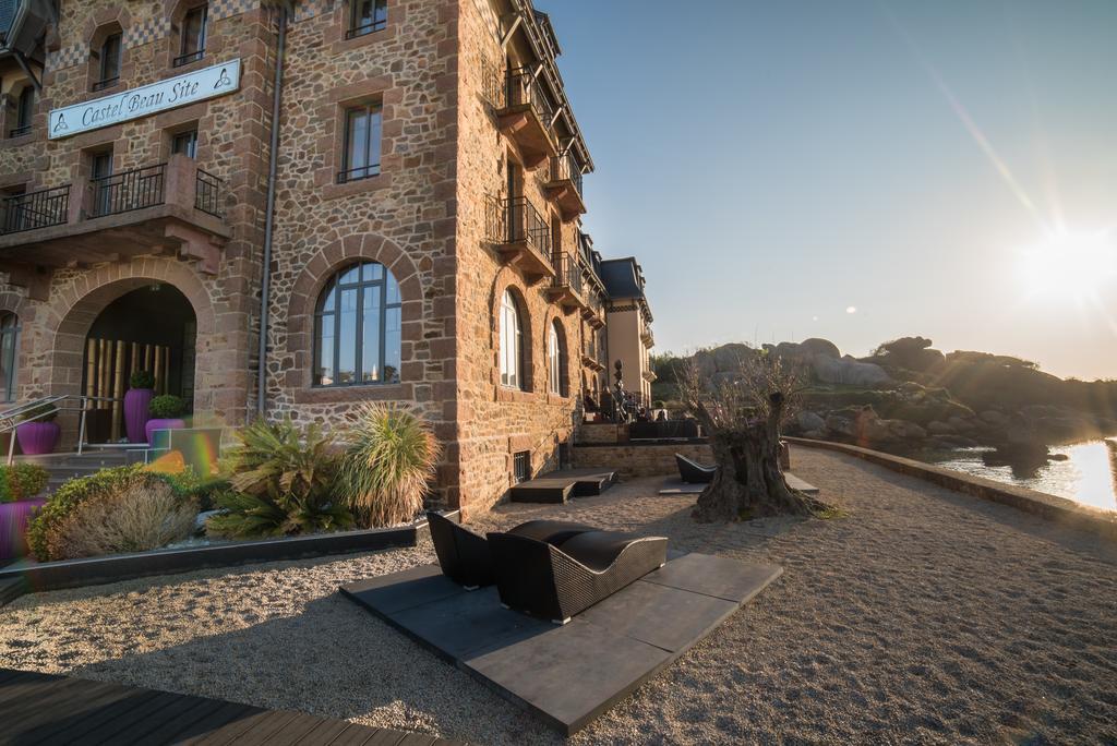 Hotel Castel Beau Site Perros-Guirec Exterior foto